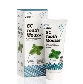 GC Tooth Mousse - pasta do intensywnej ochrony i remineralizacji szkliwa bez fluoru, smak mięta